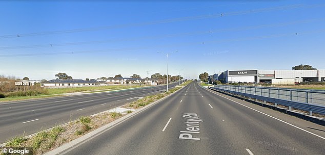 The same statistics show that Plenty Rd, in Bundoora in Melbourne's north, (pictured) is the most dangerous road in the country for the sixth year in a row.