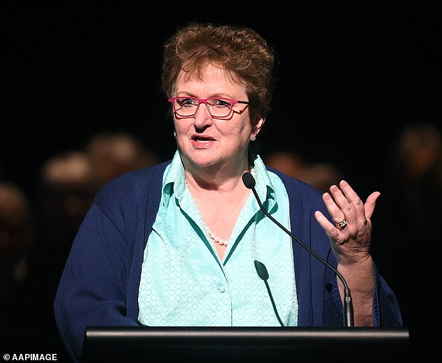 Federal politician turned ABC radio host Amanda Vanstone (above) has been caught calling a guest an 