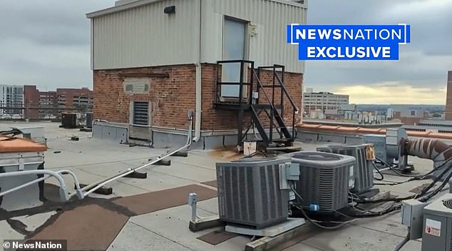 New photos have emerged showing the roof of LaPere's home where her body was found