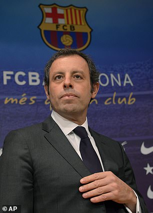 Sandro Rosell is also reportedly charged, along with Negreira and Javier Enriquez Romero, Negreira's son