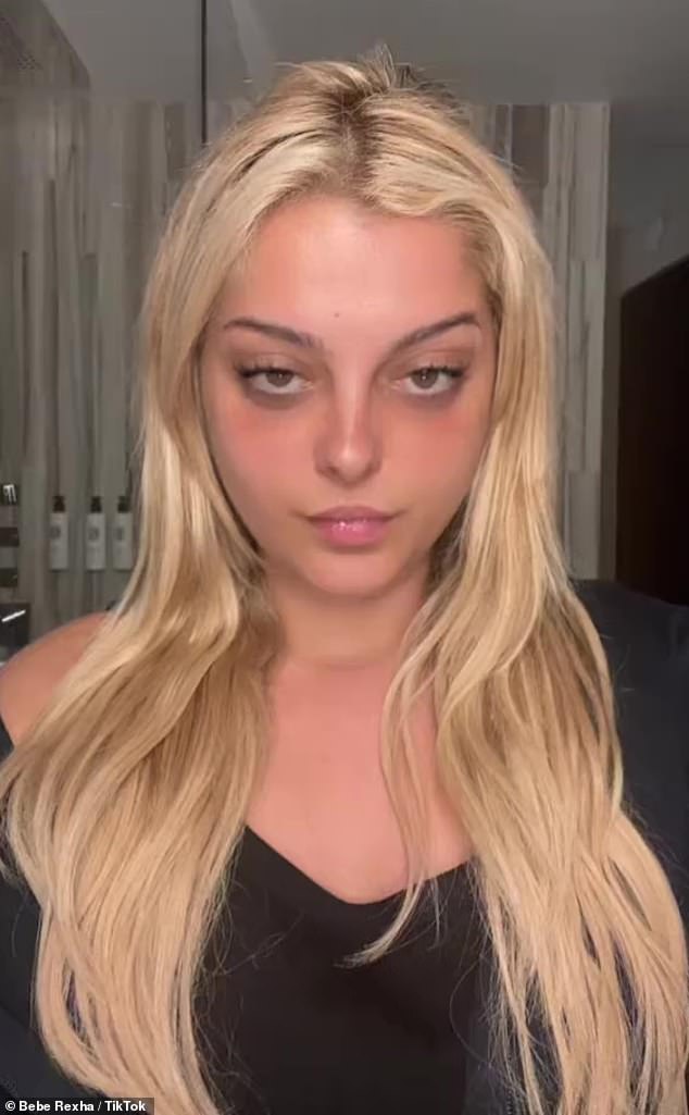 Feeling anxious: Bebe Rexha took to social media on Monday to admit she was worried about attending the MTV Video Music Awards on Tuesday in New Jersey