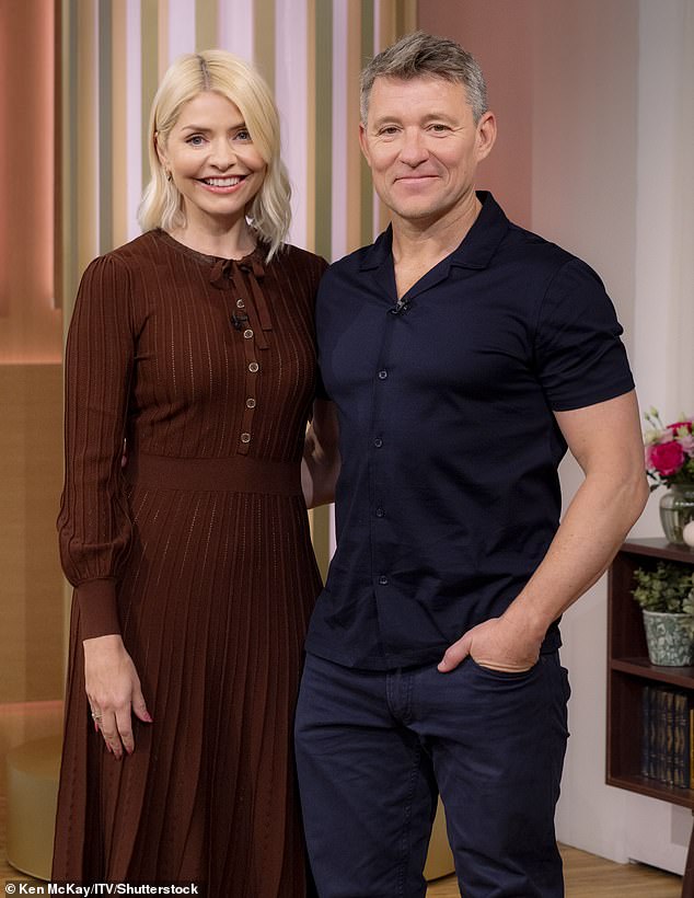 Shephard, 48, who was previously a stand-in presenter on This Morning and reported for Schofield between 2005 and 2011, impressed the network's senior executives when he appeared on the show.  Pictured: Ben Shephard and Holly Willoughby on This Morning on September 26