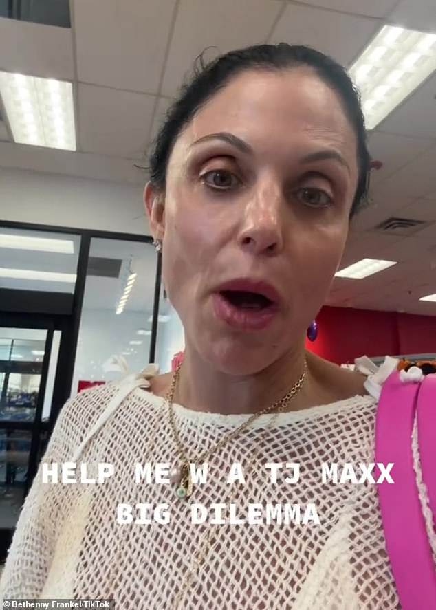 Visit to the store: The two-minute clip that sparked the latest reaction was shared to Frankel's main TikTok page on September 5 when she stopped by a local TJ Maxx with her daughter, Bryn, 13