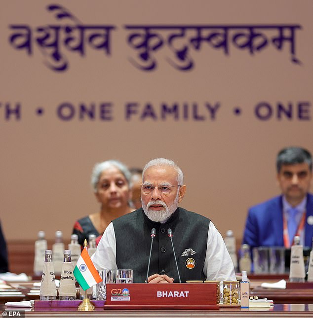 Indian Prime Minister Narendra Modi started Saturday's meeting at the G20 with a name tag that read Bharat, a Sanskrit name for India.  It led to speculation about a possible name change for the country with 1.4 billion inhabitants