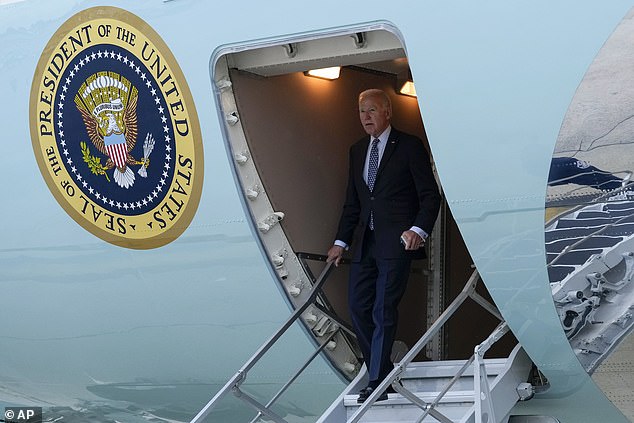 Joe Biden has arrived in New York City ahead of the UN meeting, amid a growing cacophony of criticism over his handling of the Big Apple's migrant crisis