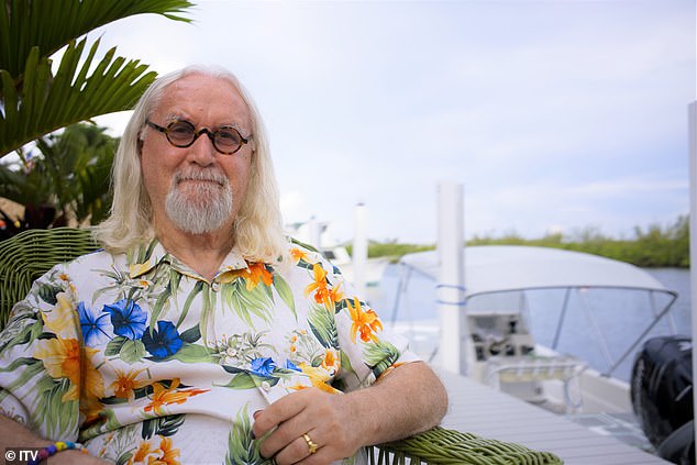 Trouble: Sir Billy Connolly's wife Pamela Stephenson has revealed the comic had 'a couple of serious falls' after noticing his balance was worsening