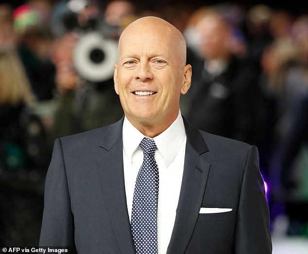 Bruce Willis has received a second devastating diagnosis, less than a year after he was found to have an untreatable brain disorder (pictured in 2019 during the 2021 European premiere of Glass)