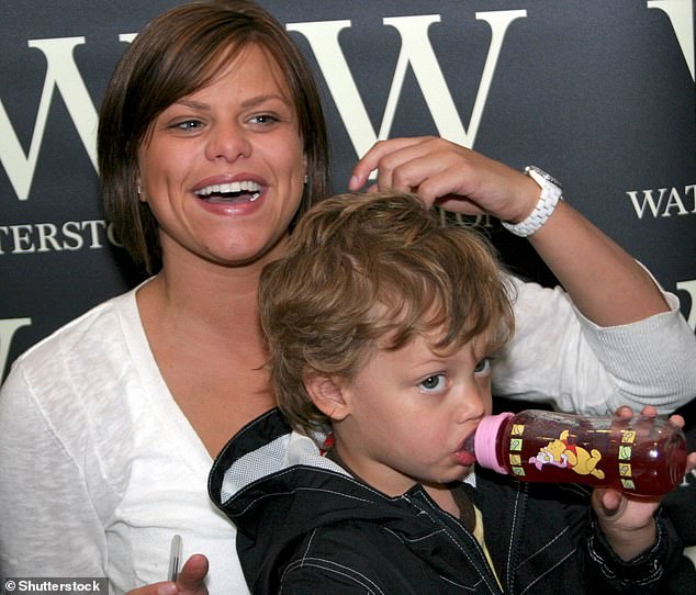 Tragic: The actor was just five when he lost his mother to cervical cancer in 2009 (pictured in 2006)