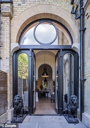 The impressive building has a large entrance hall