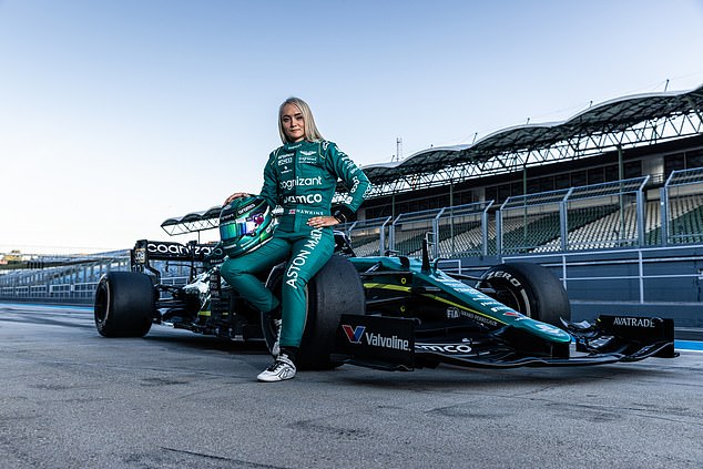 Britain's Jessica Hawkins became the first woman in almost five years to drive a modern F1 car