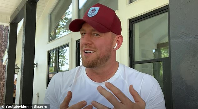 JJ Watt revealed he was drawn to playing poker and drinking beer with Burnley's players