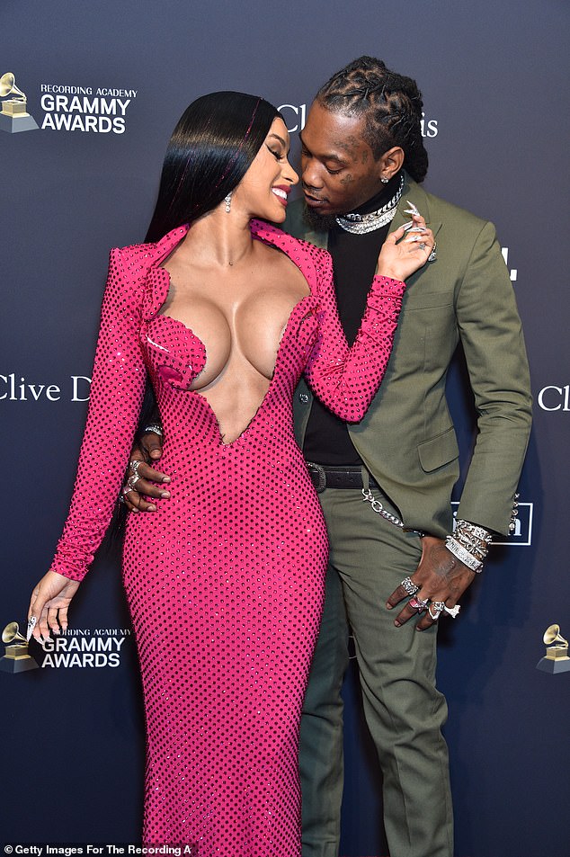 Old loves: Cardi B and Offset have been married for six years, but when they first met, she wasn't so sure they would go the distance