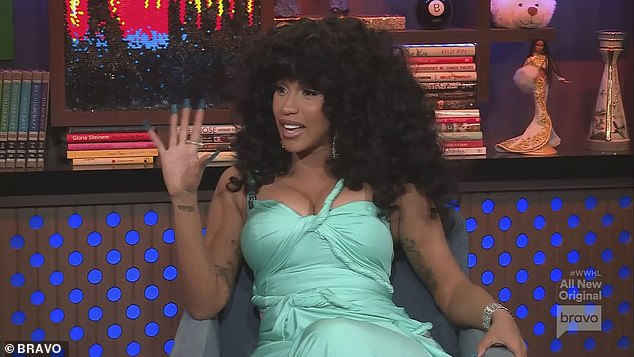 New song: Cardi B revealed she's actually 'really shy' and performed Plead The Fifth while promoting her new song Bongo on Monday's episode of Watch What Happens Live on Bravo