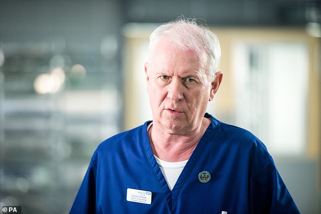 Hanging up his stethoscope: Derek, 75, revealed in May that he was finally hanging up his stethoscope and quit BBC drama Casualty after almost four decades