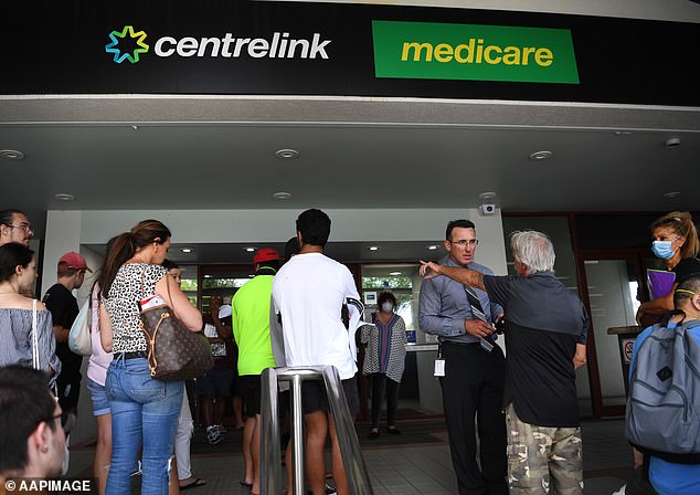 Over 5.5 million Aussies on Centrelink and pensions will get a pay raise as a result of indexation and government support (stock image)