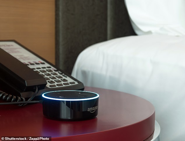 The feature is part of a mobile app upgrade and follows in the footsteps of voice assistants such as Amazon's Alexa and Apple's Siri (Stock Image)