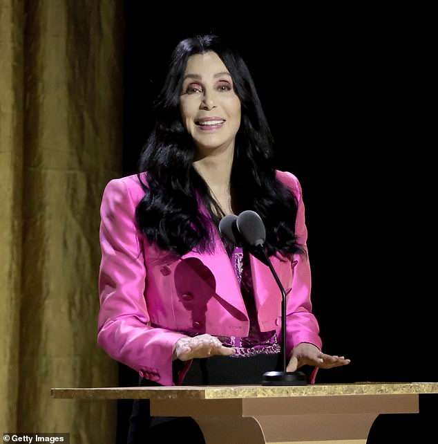 Radiant: Cher revealed the secrets of her youthful beauty, saying 'The genes in my family are pretty amazing' (pictured in 2022)