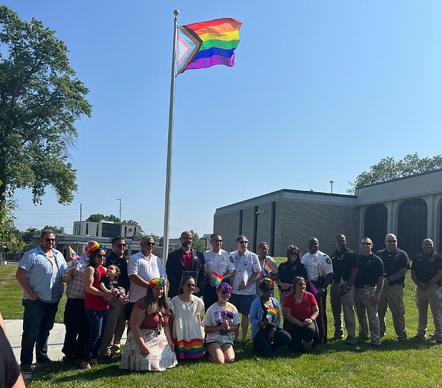 Members of Neptune United on Pride Day earlier this summer