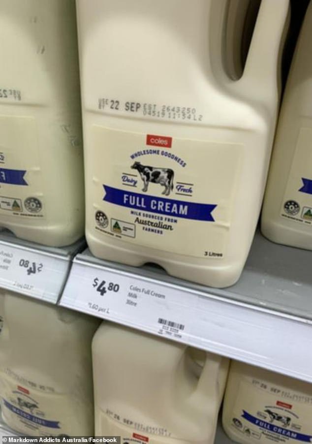 Coles milk products have risen by 10 cents per litre