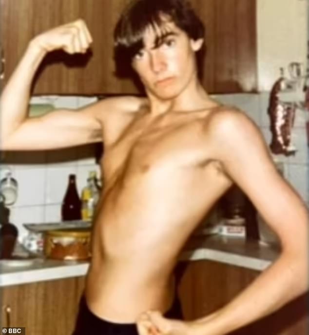 Long time ago: Craig Revel Horwood has admitted that the abuse he suffered in his teens made him 'completely homophobic' and destroyed his sexuality (pictured in a look back at his teenage years in Australia)