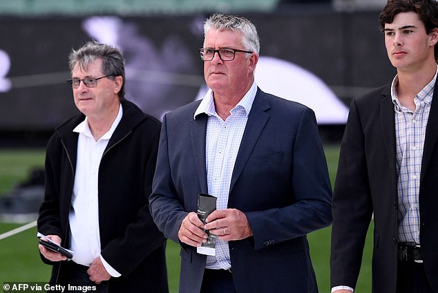 Former Australian test cricketer and ex-St Kilda footballer Simon O'Donnell (pictured centre) has completed a multi-million dollar deal to sell his sprawling estate