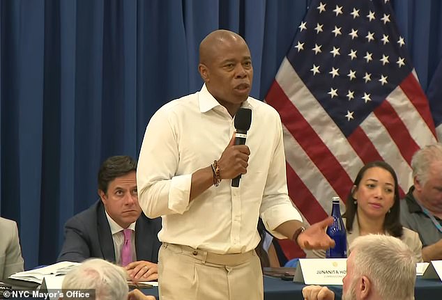 I almost felt sorry for Mayor Eric Adams (pictured) last week when he lamented piteously about the coming destruction of New York City caused by President Biden's spiraling migrant crisis.  Almost.