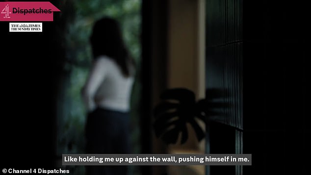 Nadia claimed Brand sexually assaulted her against the wall of his LA home (pictured is a trailer from Channel 4's Dispatches investigation)