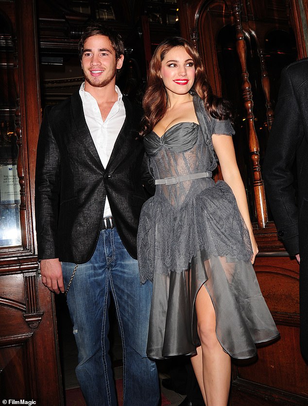 Claims: Danny Cipriani has claimed he cut himself after a huge fight with his ex-girlfriend Kelly Brook when she caught him chatting to a stripper during a trip to Las Vegas