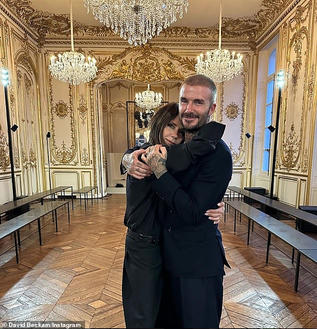 David Beckham praises his wife Victoria Beckham as he shares