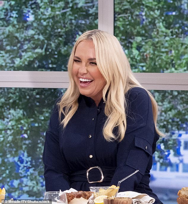 'Shhh!'  The presenter appeared on This Morning on Wednesday and revealed that the blonde beauty has her eye on one of the fathers Roger, 58