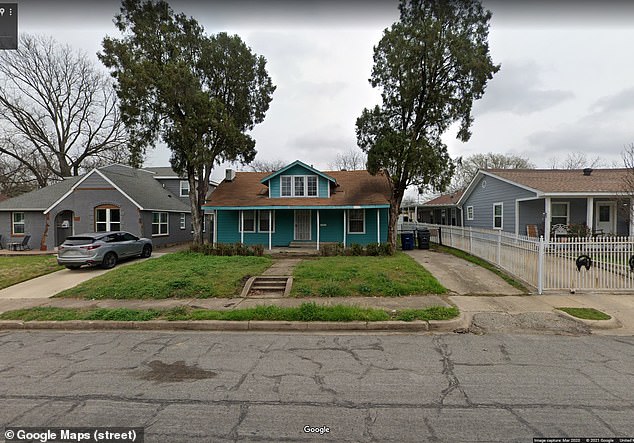 The couple's home, outside of which James Faith was shot on October 9, 2020