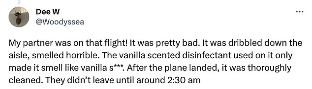 Delta plane underwent FIVE HOUR cleanup operation where entire carpet needed