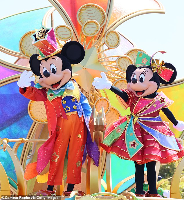 Ardent Leisure Group's projects are inspired by Disneyland resorts around the world.  Pictured are Mickey and Minnie Mouse at Disneyland Tokyo