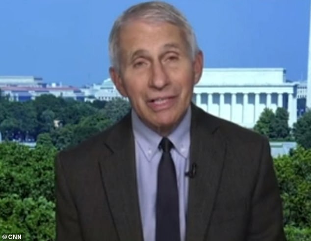 Dr.  Fauci, 82, was known as the country's Covid czar — and during the pandemic, he strongly recommended wearing face coverings.  But he is being criticized for distorting his views, admitting there is not enough evidence to suggest they have been working to stop the spread of the virus.