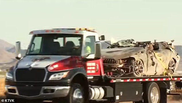 A nine-month-old girl was killed and her 30-year-old father is clinging to life after their BMW vehicle crashed into a utility pole in Goodyear, Arizona on Sunday