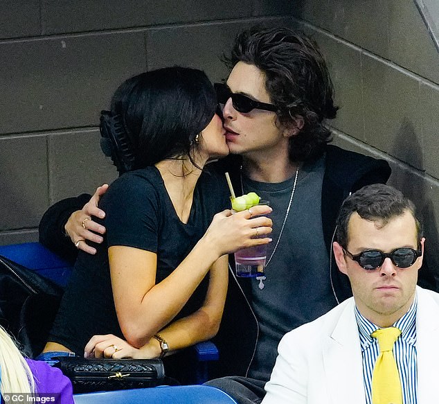 A body language expert said Kylie Jenner and Timothée Chalamet 'aren't in the same place' – and claimed their PDA at the US Open indicates she wants to 'get serious faster than' him