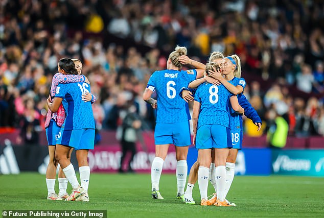 Bax was still looking to pay up long after the Lionesses lost the Women's World Cup final 1-0 to Spain on August 20 (pictured)