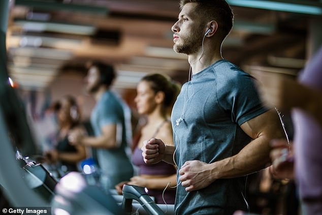 Running on the treadmill is a popular cardio activity at the gym.  However, those who are not fans of the treadmill can also do things like climbing stairs, cycling and rowing