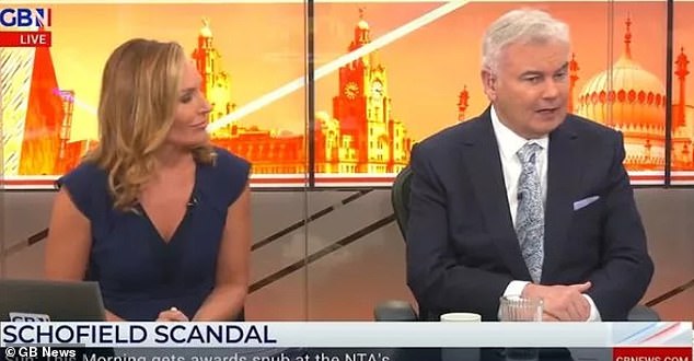 Cheeky!  Eamonn Holmes made a savage swipe on his previous show This Morning after missing out on the best daytime award at the National Television Awards on Tuesday