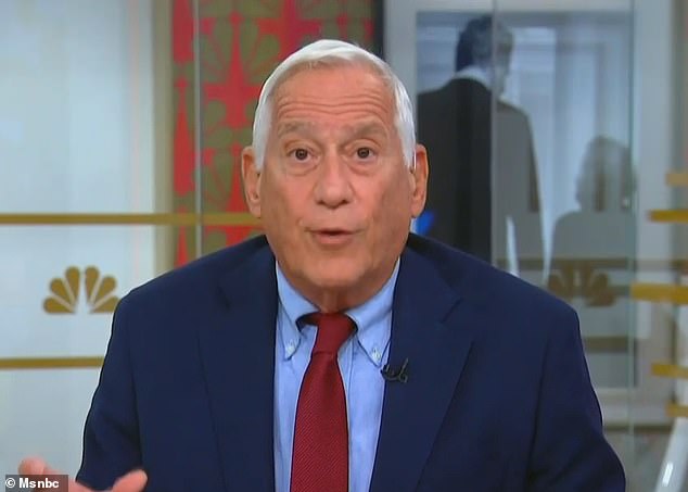 Walter Isaacson's long-awaited memoir about the richest man in the world delves into the dark psychology of the Twitter czar and his family.  (Image: Isaacson speaking about the biography on MSNBC the day before its release)