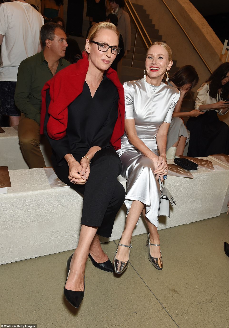 A list!  Uma Thurman enjoyed the show with Naomi