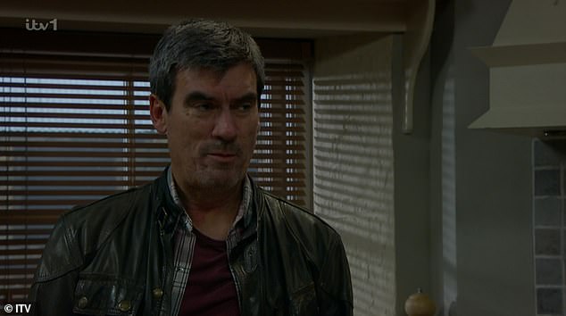 Here they go: Emmerdale fans were 'kept in the dark' during Wednesday night's episode as Cain Dingle left town for a 'mysterious' road trip with Caleb Milligan