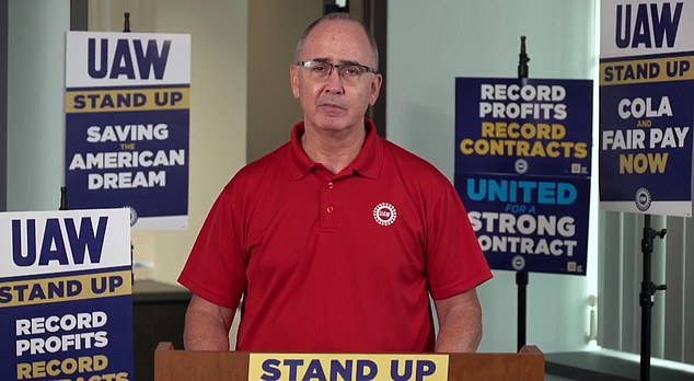 UAW President Shawn Fain Declared 'America Has Our Backs' As He Announced Automaker Strikes Will Expand