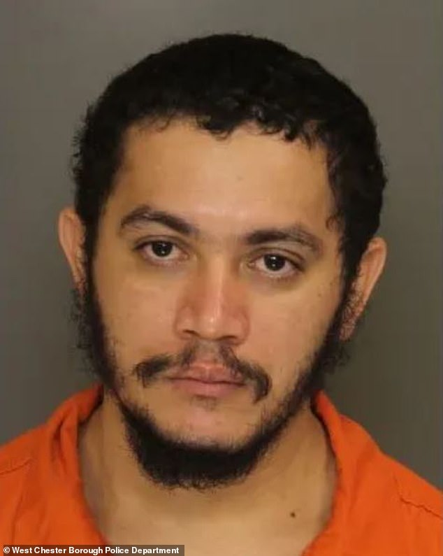 The Brazilian felon, 34, escaped from Chester County's maximum security prison on Thursday morning and was last seen Monday evening in Longwood Gardens, Pennsylvania.