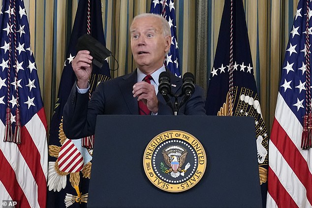 “Don't tell them I didn't have it on,” President Joe Biden deadpanned to a crowd at the White House on Wednesday, waving a black surgical mask.  Less than 48 hours earlier, First Lady Jill Biden tested positive for COVID-19.