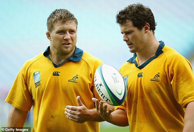 Former Wallabies sponsor Ben Darwin (pictured left) has revealed the moment an All Blacks rival 'saved his life'