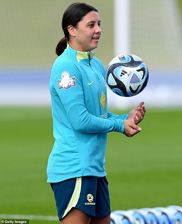 Football Australia explored the possibility of selling the Matildas, Socceroos and the A-Leagues to a private equity firm just three years ago (pictured, Matildas superstar Sam Kerr)