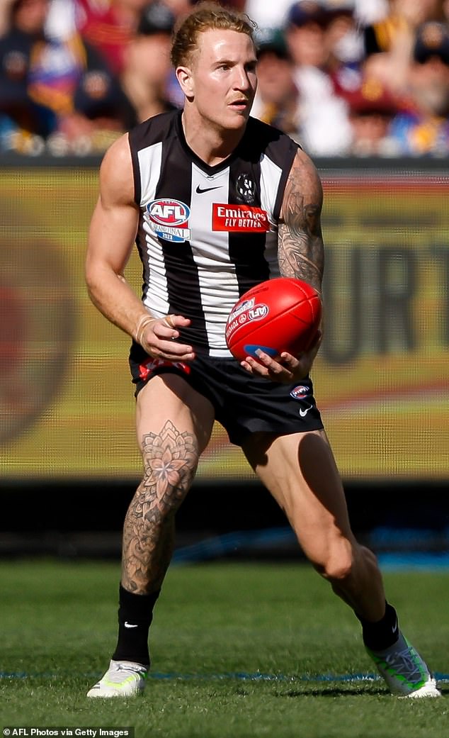 Collingwood star Beau McCreery may be an AFL premiership winner now, but he lost a lot of fans due to his on-stage behavior when he received his grand final medal