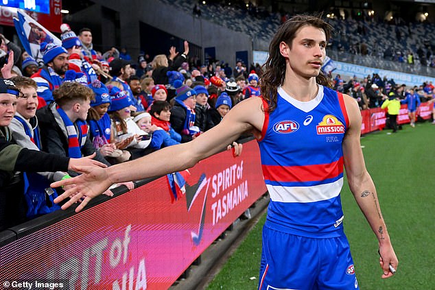 Western Bulldogs star Caleb Poulter pranked girlfriend Sam Guggenheimer hook, line and sinker