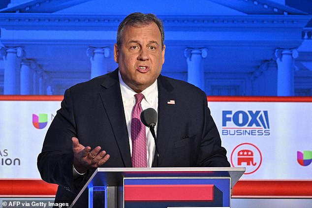 Christie continued his sharp criticism of Trump, saying, 